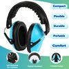 Floriogra 𝟐 𝐏𝐚𝐜𝐤 Kids Noise Reduction Ear Muffs Hearing Protection, Noise Cancelling Headphones for Kids, Soft Wide Headband for Monster Trucks, Studying, Mowing, Show, Autism
