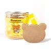Rilakkuma Exfoliating Foaming Pad | Makeup Remover and Cleanser | Duo-Sided - For Cleansing and Exfoliating | Infused with Hyaluronic Acid, Enzyme Powder, Vitamin C, and Vitamin A | 20 ct