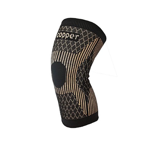 SHENGYADE Copper Knee Brace For Arthritis Pain And Support-Copper Knee Sleeve Compression For Sports,Workout,Arthritis Relief-Single (S)