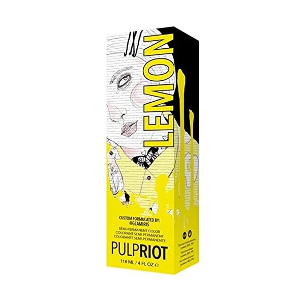 Pulp Riot Semi-Permanent Hair Color 4oz- Lemon
