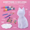Klever Kits DIY Night Light- Paint Your Own Cat Lamp- Arts & Crafts Kit School Activities Art Supplies Painting Kits, Birthday Gifts for Girls Boys Aged 6+