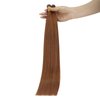 Full Shine Genius Weft Hair Extension Color Copper Hair Extensions Sew In Weft Hand Tied Hair Extensions Real Human Hair For Thin Hair Weft Extensions Silky Hair 80G