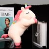 YUCHNG Pink Unicorn Plush Toy Unicorn Stuffed Animal Soft Plush Pillow 11 Inch, Plush Unicorn Birthday Gift Soft Plush Toy, Gift for Children, Friends