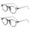 OCCI CHIARI 2 Pack Reader Lightweight Designer Plastic frame Stylish Reading Glasses For Women(Black,2.75)