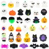 SULOLI 36 PCS Halloween Mochi Squishy Toys, Squeeze Toy Stress Reliever Anxiety Packs Halloween Toys Halloween Goody Bag Fillers for Kids Halloween Party Favors