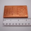 1/2 Pound Copper Bar (Flat Style) .999 Pure Bullion with Periodic Table Element Design (Half Pound) by Mint State Gold