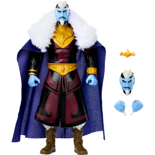 Masters of the Universe Masterverse Action Figure & Accessories, King Keldor Motu Collectible with Articulation & Swappable Parts, 7-inch