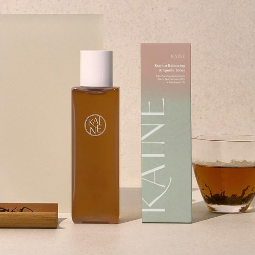 Kaine Kombu Balancing Ampoule Toner | Hydrating Toner with 60% Fermented Kombucha, Hyaluronic Acid, and Panthenol for Strengthening Skin Barrier, Korean Skincare 5.07 fl oz/150ml