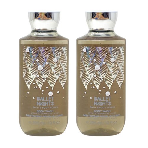 Generic Bath and Body Work BALLET NIGHTS 2 Pack Body Wash Set - 10 fl oz / 295 mL each, grey