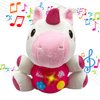 DMFJKJH Baby Unicorn Musical Toys, Infant Light Music Set, Christmas Birthday Gifts 6 12 18 Month, Stocking Stuffer Shower Basket 1 2 Year Toddler Boy (Unicorn)