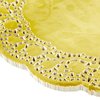 Juvale 100 Pack 12 Inch Gold Doilies, Round Paper Placemats for Weddings, Desserts, Table Settings
