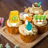 48Pcs Gardening Tool Cupcake Toppers Garden Birthday Party Decorations Garden Tool Theme Summer Party Dessert Cupcake Decorations for Spring Theme Birthday Party Baby Shower Supplies