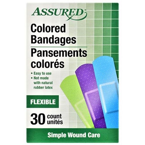 Neon Colored Flexible Adhesive Bandages, 90-Count