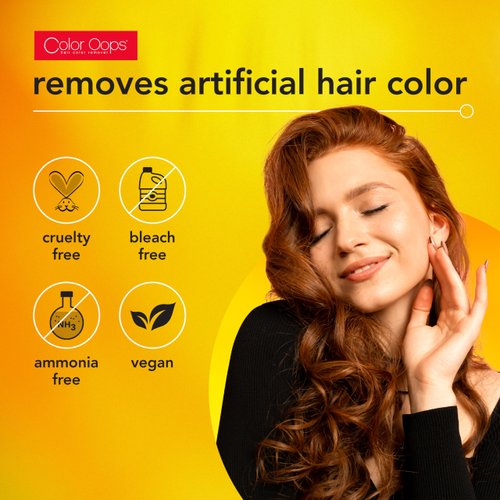 Color Oops Extra Strength Hair Color Remover, 1 Application, Hair Dye Remover Processes in 20 Minutes, Safely Removes Permanent & Semi-Permanent Hair Color, Ammonia & Bleach Free