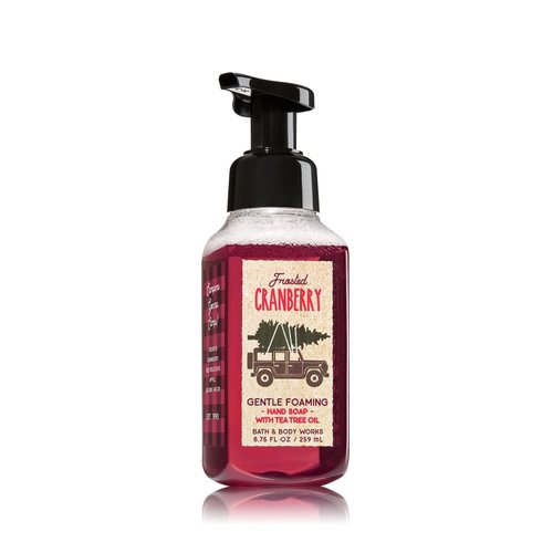Bath and Body Works Frosted Cranberry Gentle Foaming Hand Soap. 8.75 Oz.