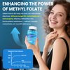 L Methylfolate Gummies & Methyl B12, Active 5-Mthf Methylated Folate 5mg Supplement for Women Men w/Methyl B Complex,Choline,Magesium,Omega-3,Methyl Folate for Methylation,Focus,Mood,Sugar Free,2Pack