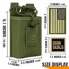 IronSeals Tactical Molle Adjustable Interphone Storage Bag Outdoor Sports Radio Pouch for Two Ways Walkie-talkie