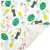 Sparkle and Bash Tropical Paper Napkins for Birthday Party (6.5 x 6.5 In, 100 Pack)