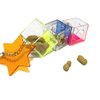 OFLAO Bird Foraging Toys,Creative Parrot Feeder Box,Hanging Treat Foraging Toy for Anchovies,Parakeets,Cockatiel,Conure,Mynah,Macow