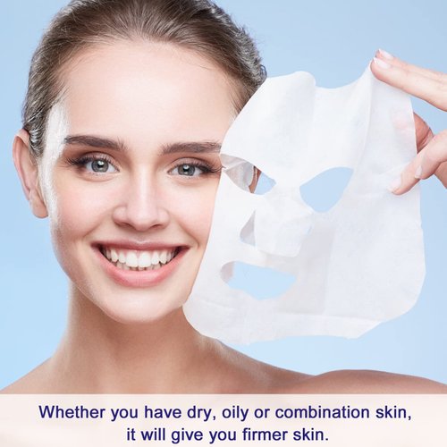 TISHEDO Face Mask Skin Care Moisturizing Facial Mask with vitamin C Sheet Mask Skin Care Products for Women, Man Daily Hydrating Soothing Firming(Pack of 5)