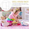 Zerodeko Miniature Doll Clothes Rack, Doll Closet Garment Hanger Rack Doll Clothe Display Rack Mini Jewelry Organizer Furniture Accessories () Baby Clothes Doll House