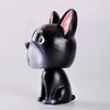 IBWell Bobbleheads Dog Bulldog for Car Vehicle Automobile Decor,Cute Car Dashboard Bobble Head Boston Terrier Decoration