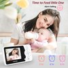 VTimes Video Baby Monitor with Camera and Audio No WiFi 2.4" Screen, Portable Baby Camera, Baby Camera Monitor Night Vision, 1000ft Range, 2X Zoom, Ideal for Baby Elderly Pet (NO Charging Plug)