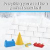 Superio Sandcastle Building Kit Snow Brick Maker Snow Sand Beach Toys for Kids and Adults Igloo Snow Block Form for Snow Forts or Sandbox Play Sand Toys Summer Outdoor Fun Beach Essentials