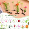 30 Pcs Bean Sprout Hair Clips Mixed Style Plant Hairpins Flower Plant Hair Clip Little Grass Barrette Butterfly Headwear Hair Accessories for Women Girl School Home Party Christmas (Plant Style)