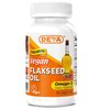 DEVA Organic Vegan Vitamins Flax Seed Oil - Rich in Omega-3, Cold-Pressed & Unrefined - 90 Capsules (Pack of 3)