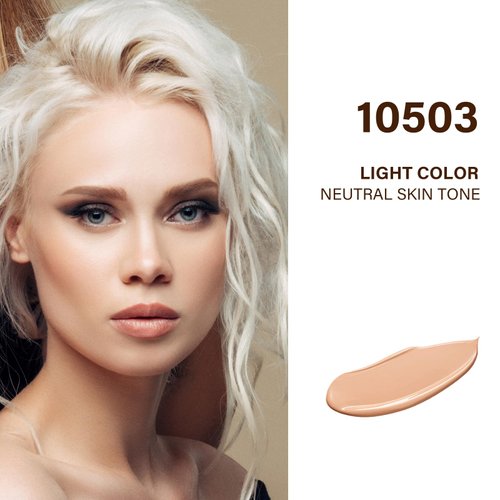 Soft Matte Complete Foundation Multi Function Longwear Pore Minimising Liquid Foundation with Nicotinamide Full Coverage Oilcontrol Light Weight Matte Finish Foundation for Oily Skin 10503, 1.34Fl Oz