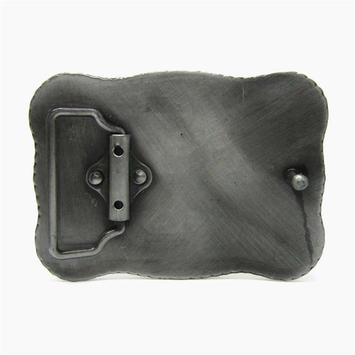 MASOP VOGU Vintage Western Cowboy Rodeo Rectangle Cattle Cow Head Belt Buckle Men