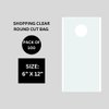 InfinitePack Door Hanger Bags for Door Knob Flyers Promotion Coupon 6x12 Clear Plastic Poly Hanging Bag for Mail Doorknob Bags 1.25 mil Protects Rain Dirt Newspaper Bags Hanger 100 literature Drop Bag