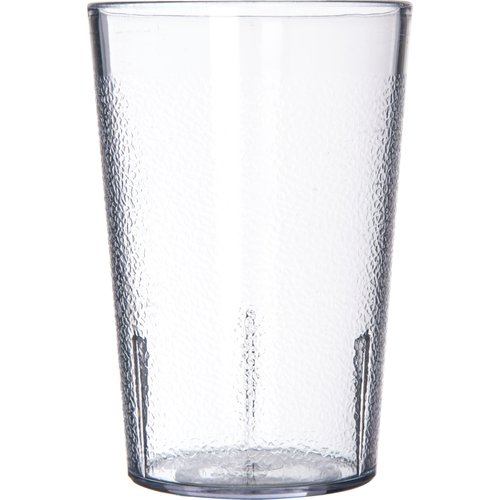 Carlisle FoodService Products 55268107 Stackable ShatterResistant Plastic Tumbler, 8 oz., Clear (Pack of 6)