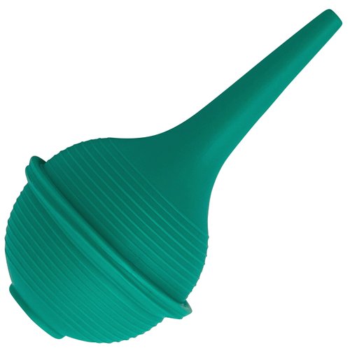 2pk Sterile Ear Syringe 1oz / 30ml Green Rubber Bulb for Washing & Wax Removal