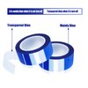 MEBMIK 2 Rolls 20mm x16m(52FT) Blue Heat Tape High Temperature Heat Resistant Tape Heat Transfer Tape for Heat Sublimation Press Vinyl,No Residue