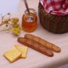 UPKOCH Miniature Food Dollhouse Accessories Decor Set, 1:12 Scale Bread Honey Basket Picnic Cloth Flowers, Tiny Realistic Kitchen Decoration Accessories Mini Room Display Props Models