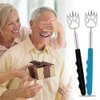 YIMICOO 6 Pack Telescoping Back Scratcher - Bear Claw Back Scratchers - Portable Extendable Backscratcher with Rubber Handles in Black, Blue, Green, Purple, Red, Pink Color