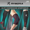 Rymora Knee Support Sleeve, Orthopedic Brace for Men and Women (Grey) (Single Wrap) (3XL - XXXL) - Compression Brace for Ligament Injury, Joint Pain Relief, Running, Arthritis, ACL, MCL, Sport