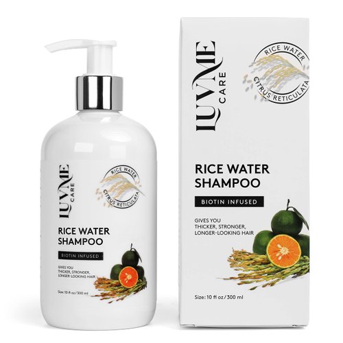 Rice Water Hair Growth Shampoo with Biotin - Hair Shampoo for Thinning Hair and Hair Loss, All Ha...