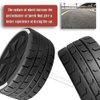 Rcarmumb RC 2.9 Wheel Tires Set for 1/7 Arrm a Felony,2PCS 42/100 2.9 Tires,2PCS 53/107 2.9 Tires,RC Tire Set with Wheel Wrench,Black