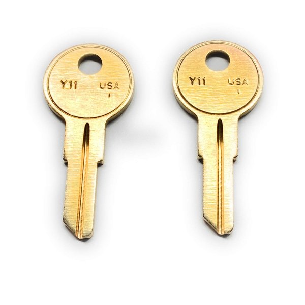 Two Keys for Herman Miller File Cabinet Office Furniture Cut to Lock/Key Numbers from UM226 to UM275 (UM236)