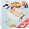 Wooden Cash Register Set by Small Foot – Includes Push Buttons, Credit Card, Scanner & Paper Money - Social, Educational and Imaginative Development – Ages 3+ Years