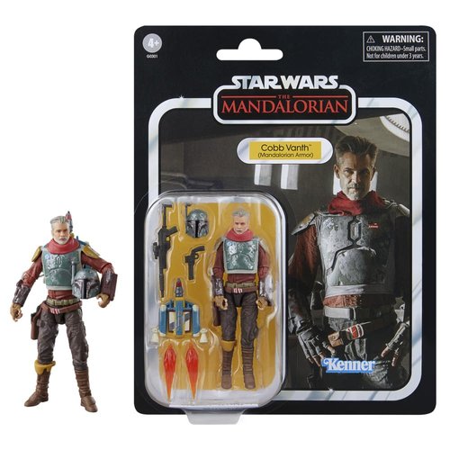 STAR WARS The Vintage Collection Cobb Vanth (Mandalorian Armor), Deluxe The Mandalorian 3.75 Inch Collectible Action Figure