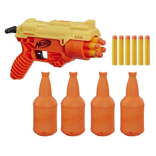 Nerf Alpha Strike Cobra RC-6 Targeting Set - 17-Piece Set Includes 1 Toy Blaster, 4 Half-Targets, and 12 Official Elite Darts - for Kids, Teens, Adults