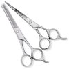 Macs Razor Products Professional Barber Scissor Hair Cutting Scissors 6" and Texturizing /Thinning Shears 6" Scissors Set with Free Black Bonded Leather Case-206