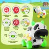 Musical Cow Baby Toys 6-12-18 Months, 1 Year Old Boy Girl Toys for 1st Birthday Gifts, Bilingual Learning Educational Toddler Toy for 1-2, 6 7 8 9 10 Months Old Baby Christmas Toy Gifts