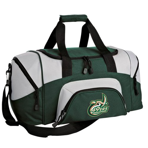 SMALL University of North Carolina Charlotte Duffle Bag UNCC 49ers Gym Bag or Carryon Travel Bag