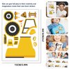 42 Sheets Make Your Own Construction Stickers Make A Face Stickers for Kids Toddlers with Trucks DIY Craft Stickers Kids Truck Themed Birthday Truck Party Supplies