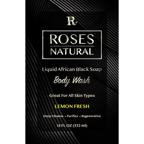 African Black Soap Body Wash (LEMON FRESH)